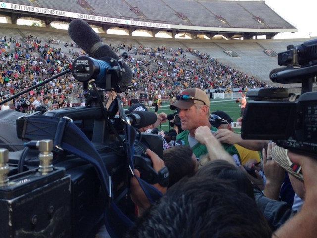 FAVRE Talks To Press